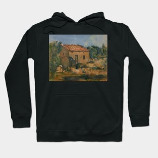 Abandoned House near Aix-en-Provence by Paul Cezanne Hoodie